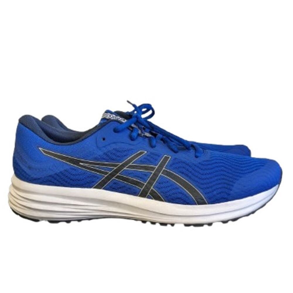 ASICS Men's Patriot 12 Running Shoes-Blue/Midnight-13-USED-GOOD-S205